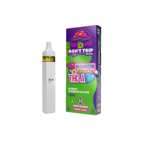 Don't Trip 2.5g THCA Diamond + Amanita Mushroom Extract Disposable - 5ct. Box