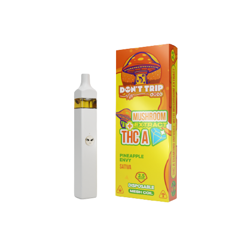 Don't Trip 2.5g THCA Diamond + Amanita Mushroom Extract Disposable - 5ct. Box