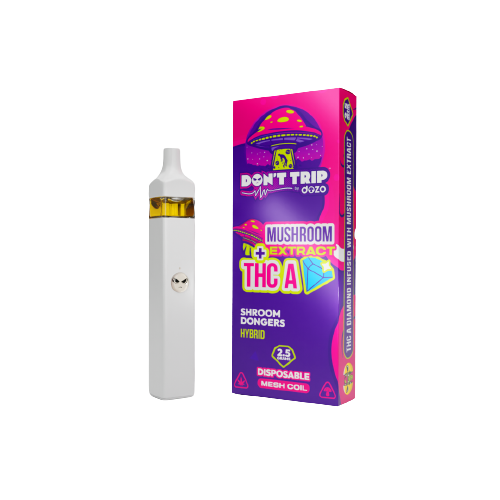 Don't Trip 2.5g THCA Diamond + Amanita Mushroom Extract Disposable - 5ct. Box