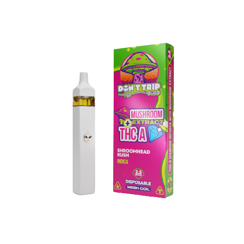 Don't Trip 2.5g THCA Diamond + Amanita Mushroom Extract Disposable - 5ct. Box