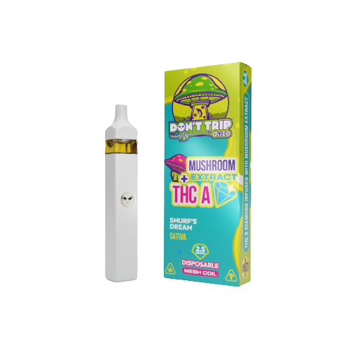 Don't Trip 2.5g THCA Diamond + Amanita Mushroom Extract Disposable - 5ct. Box