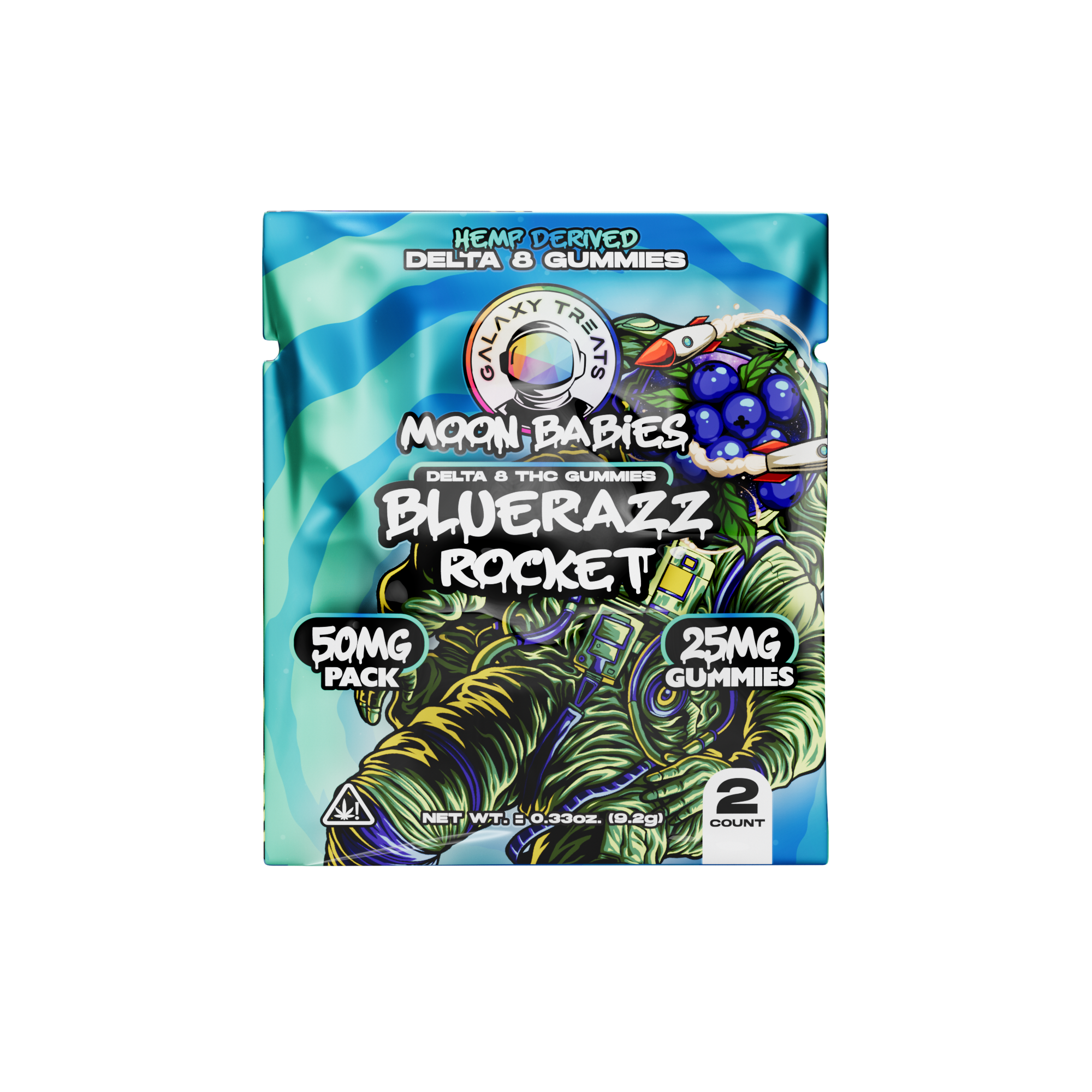 Galaxy Treats - Delta-8 Moon Babies Gravity Feeder- 2,500mg (50ct.)