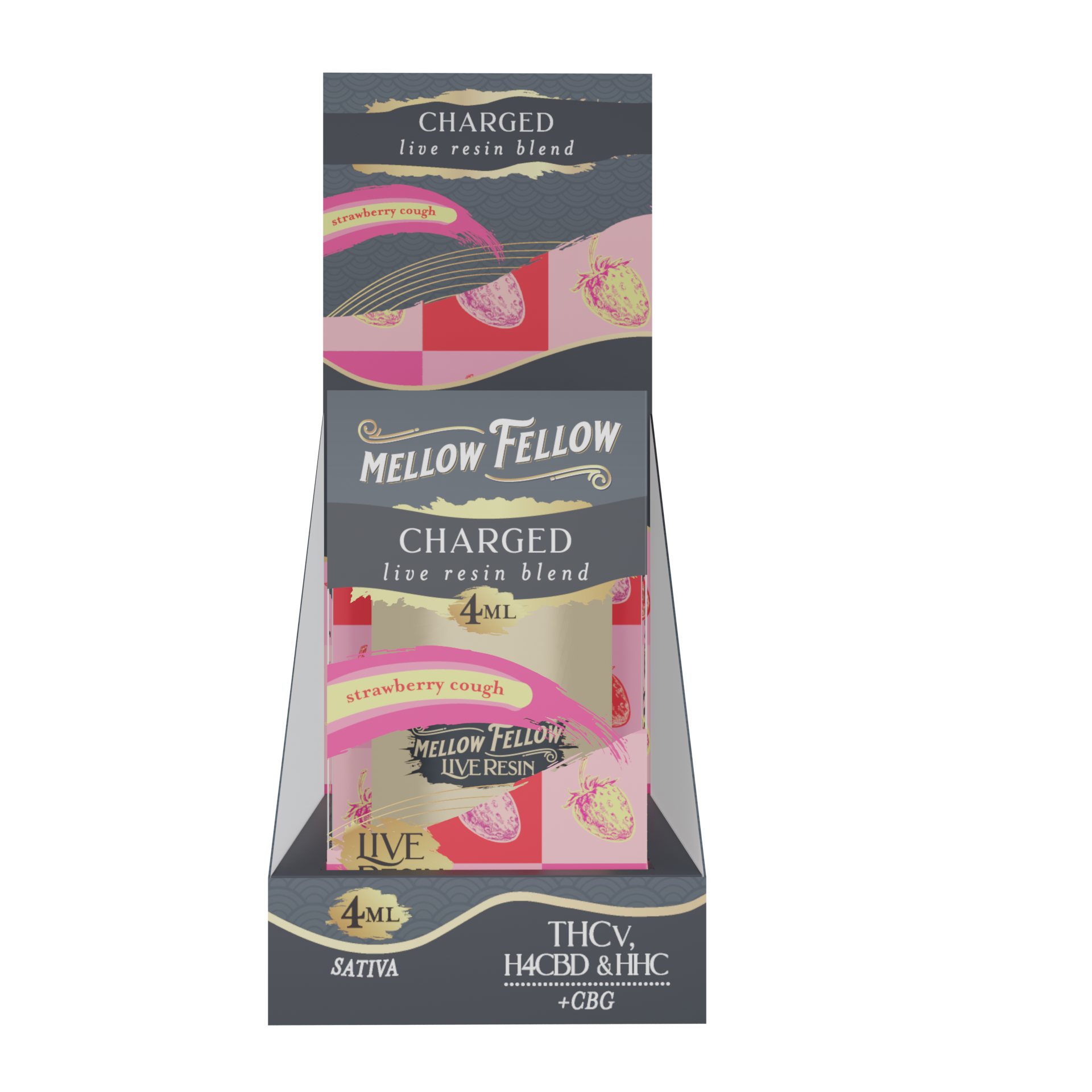 Live Resin Charged Blend 4ML Disposable Vape 6ct.