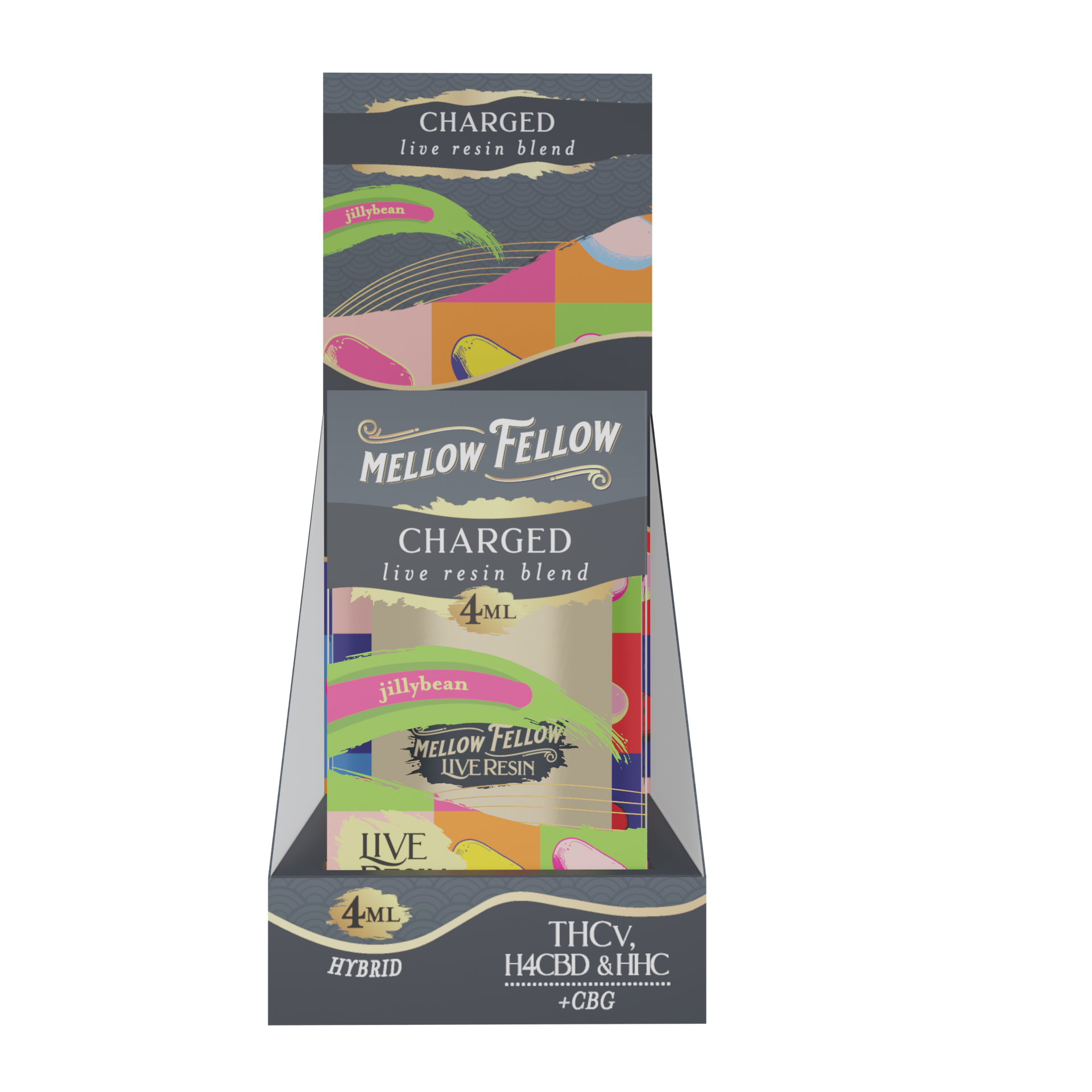 Live Resin Charged Blend 4ML Disposable Vape 6ct.