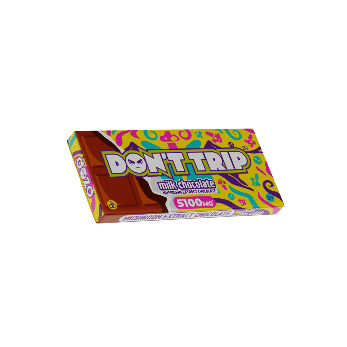 Don't Trip - Mushroom Extract Chocolates - 5,100mg Mushroom Extract | 100mg D9 - 10ct. Box