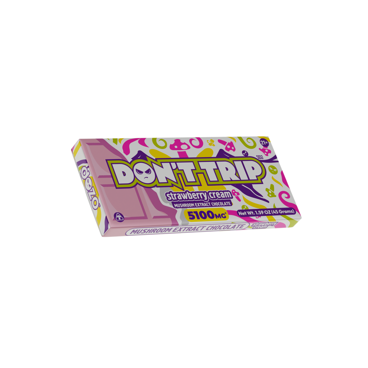 Don't Trip - Mushroom Extract Chocolates - 5,100mg Mushroom Extract | 100mg D9 - 10ct. Box