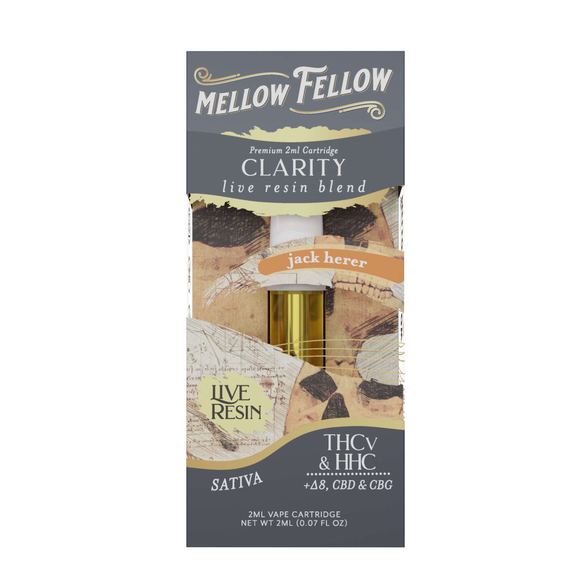Live Resin Clarity Blend (Jack Herer) 2ML Cartridge 6ct.