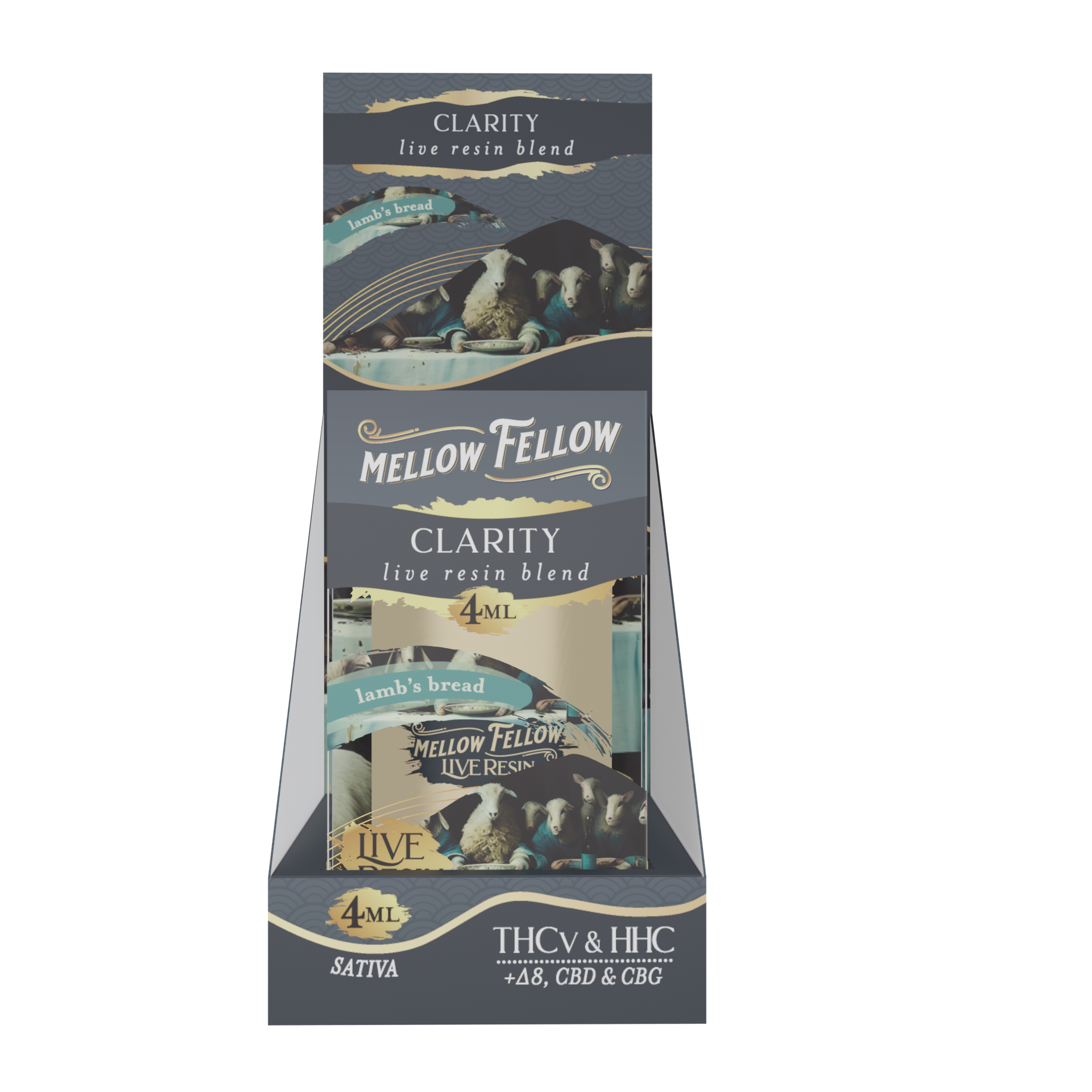 Live Resin Clarity Blend 4ML Disposable Vape 6ct.