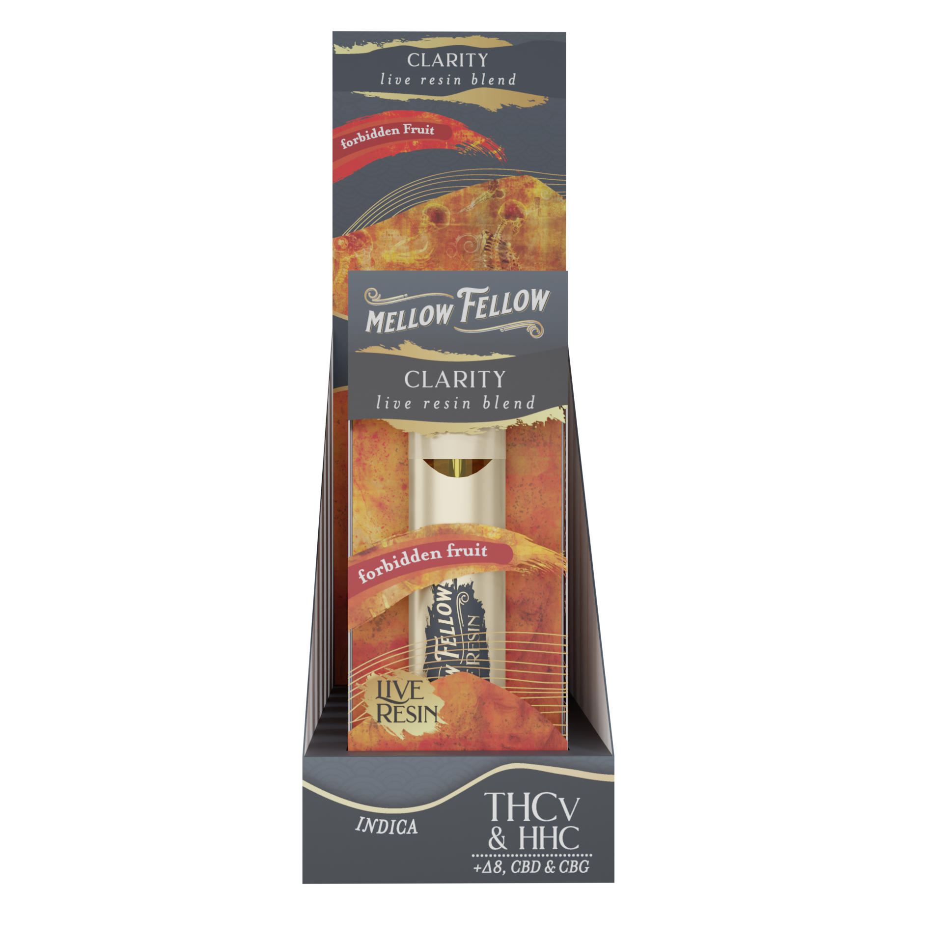 Live Resin Clarity Blend 2ML Disposable Vape Forbidden Fruit 6ct.