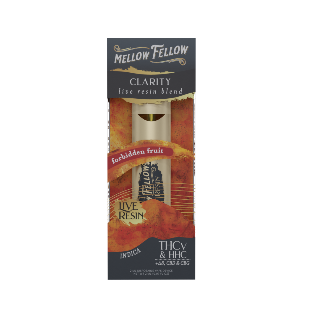 Live Resin Clarity Blend 2ML Disposable Vape Forbidden Fruit 6ct.