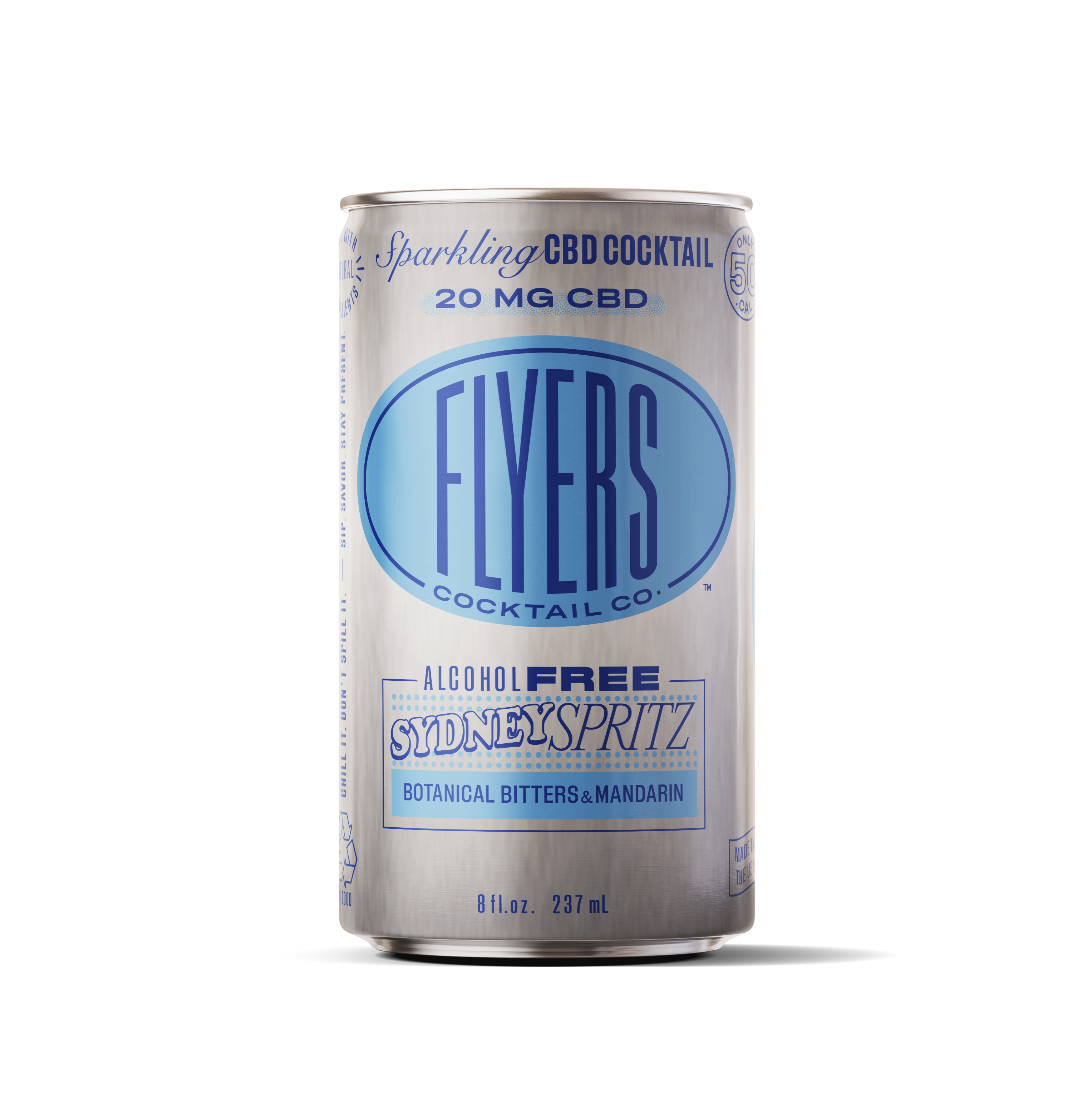 Flyers Craft Cocktails - 8oz 20mg CBD - Sydney Spritz - 24ct Case