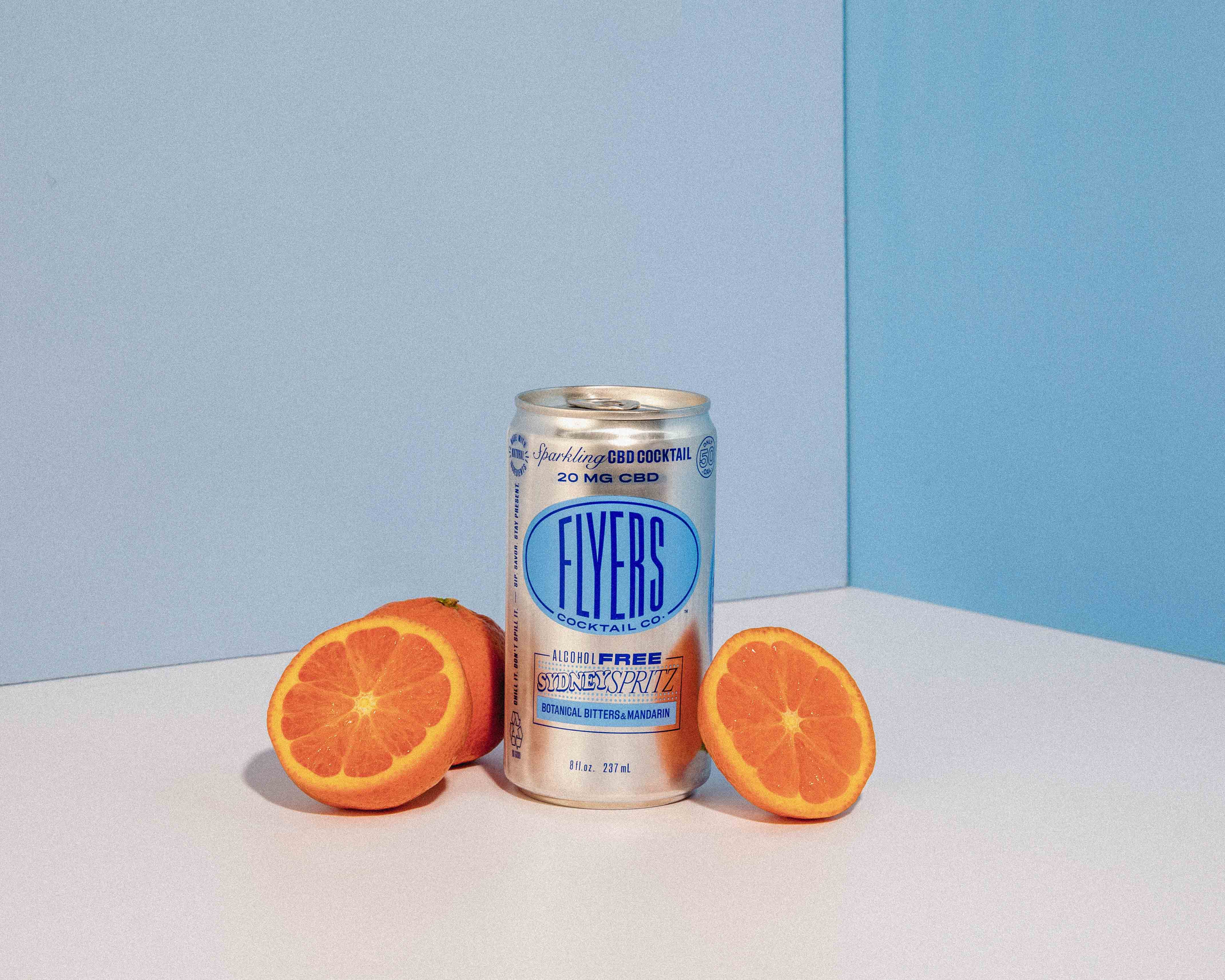 Flyers Craft Cocktails - 8oz 20mg CBD - Sydney Spritz - 24ct Case