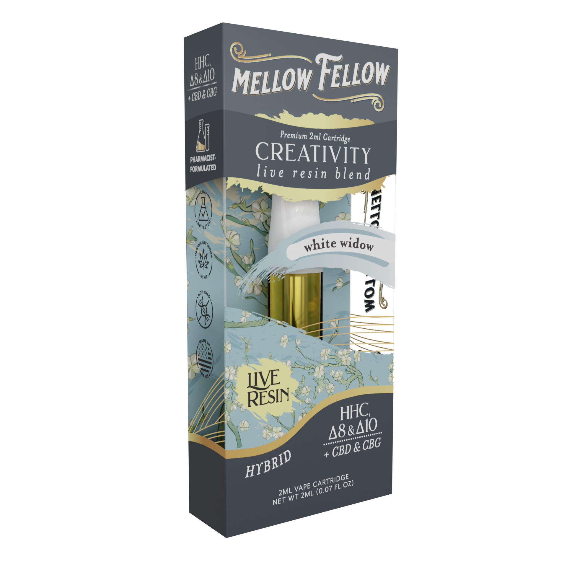 Live Resin Creativity Blend (White Widow) 2ML Cartridge 6ct.