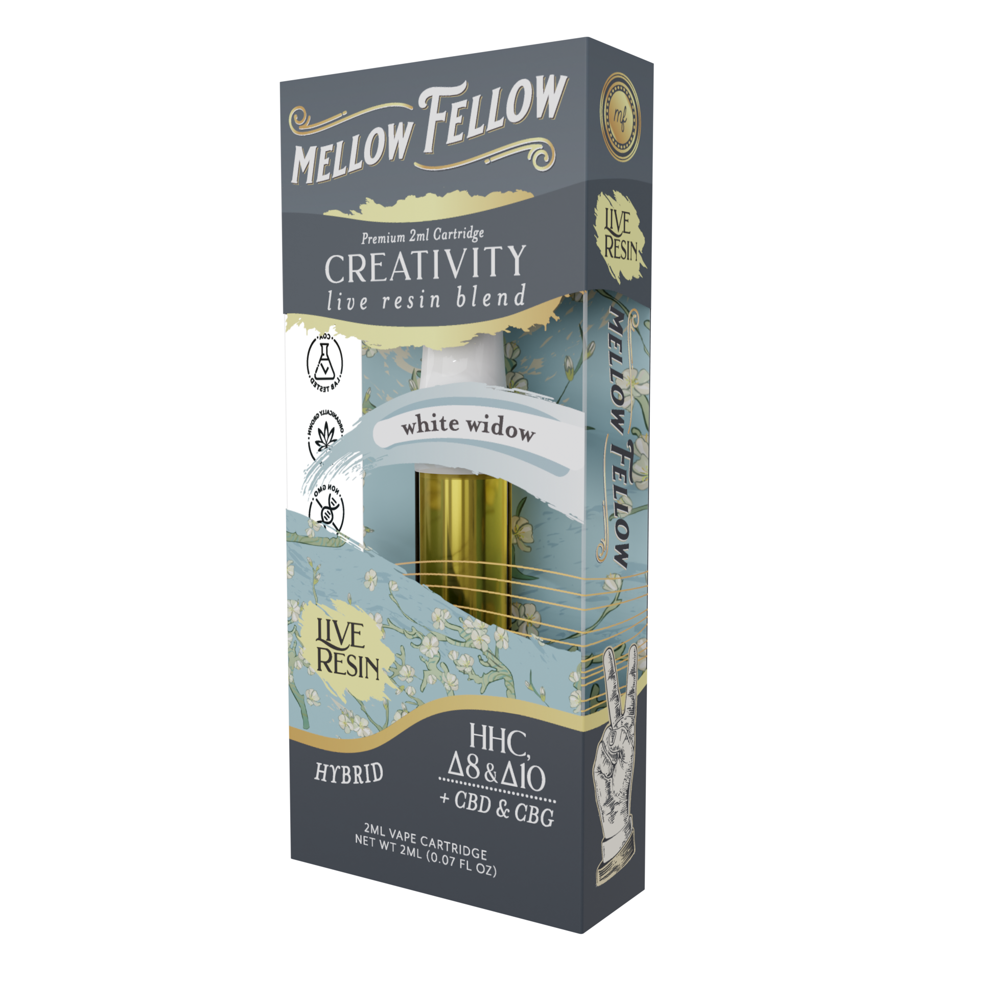 Live Resin Creativity Blend (White Widow) 2ML Cartridge 6ct.