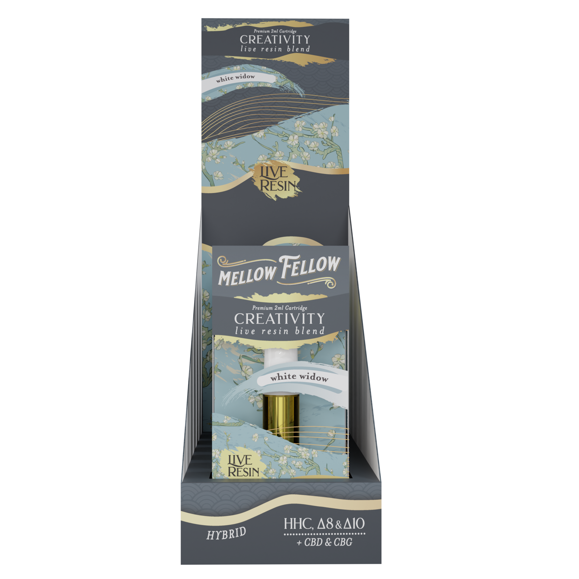 Live Resin Creativity Blend (White Widow) 2ML Cartridge 6ct.