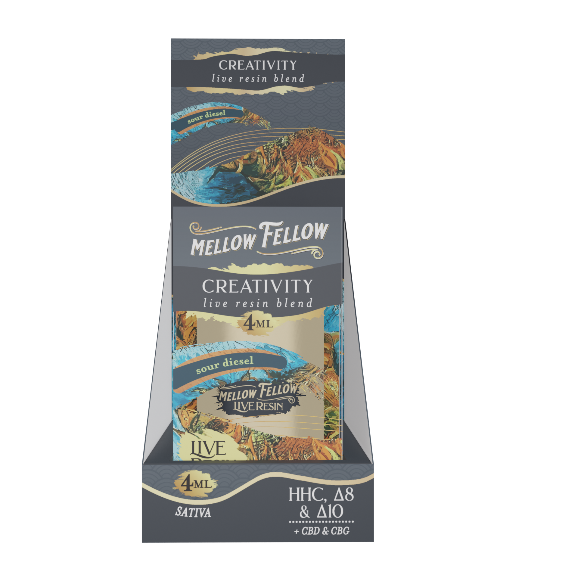 Live Resin Creativity Blend 4ML Disposable Vape 6ct.