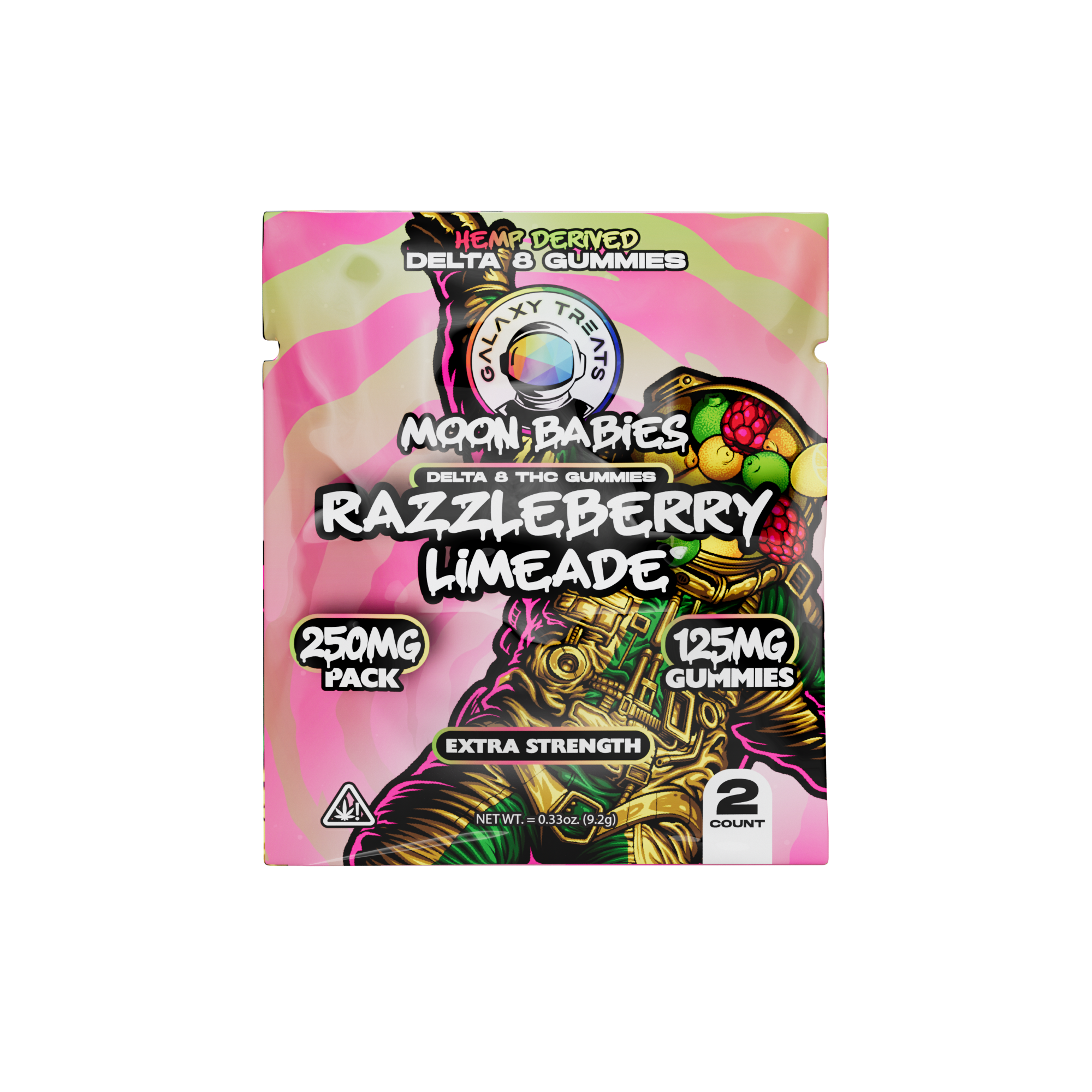 Galaxy Treats - EXTRA STRENGTH Delta-8 Moon Babies Gravity Feeder- 12,500mg (50ct.)