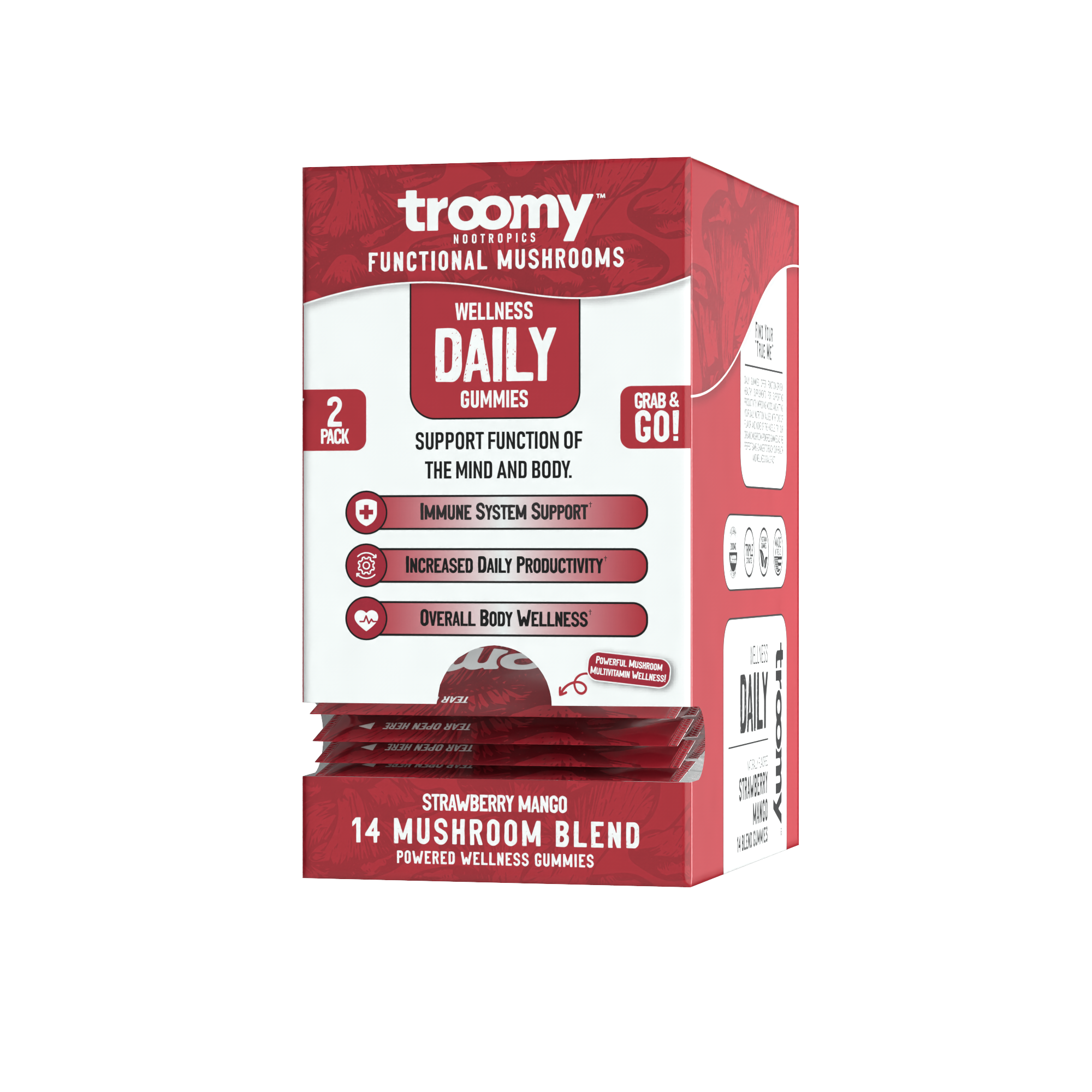Troomy - 2ct. Nootropic Gummies Gravity Feeder (15ct)