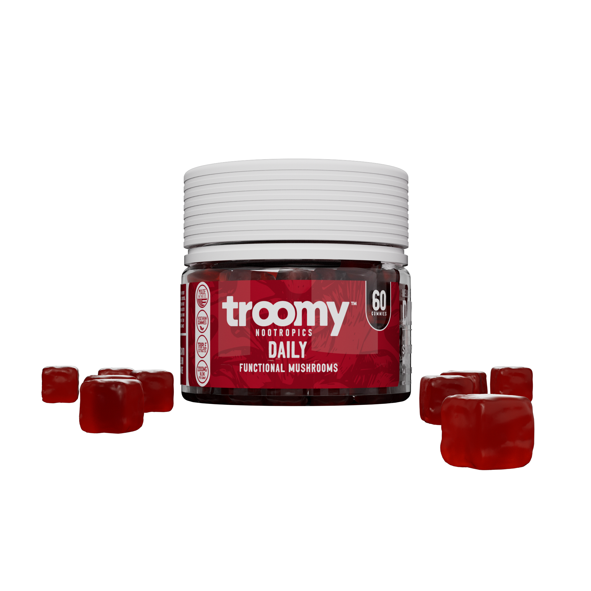 Troomy - 60ct. Nootropic Gummies Jar