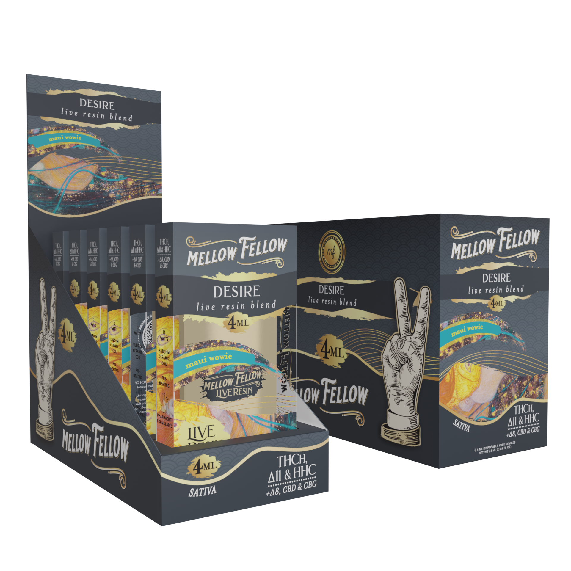 Live Resin Desire Blend 4ML Disposable Vape 6ct.