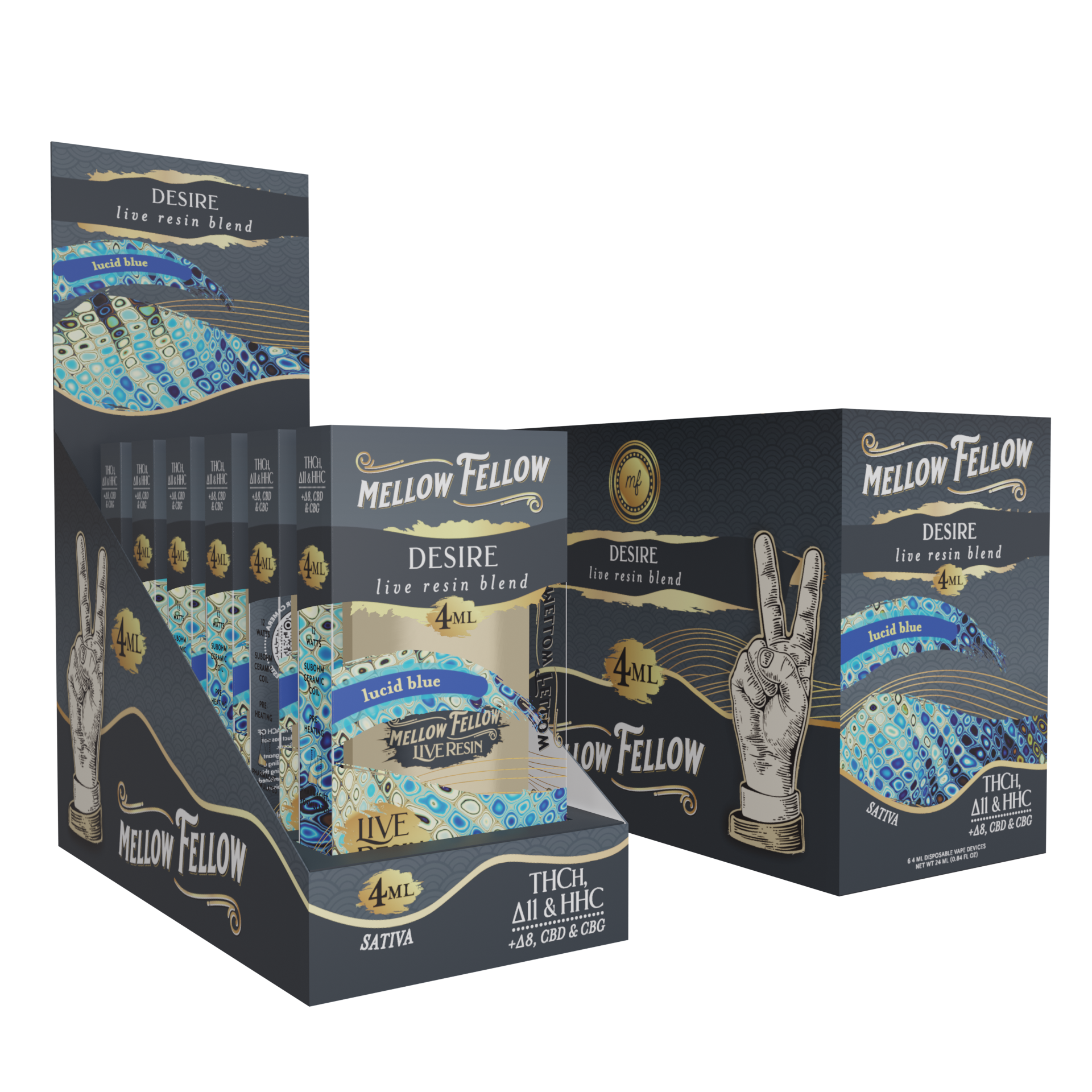 Live Resin Desire Blend 4ML Disposable Vape 6ct.