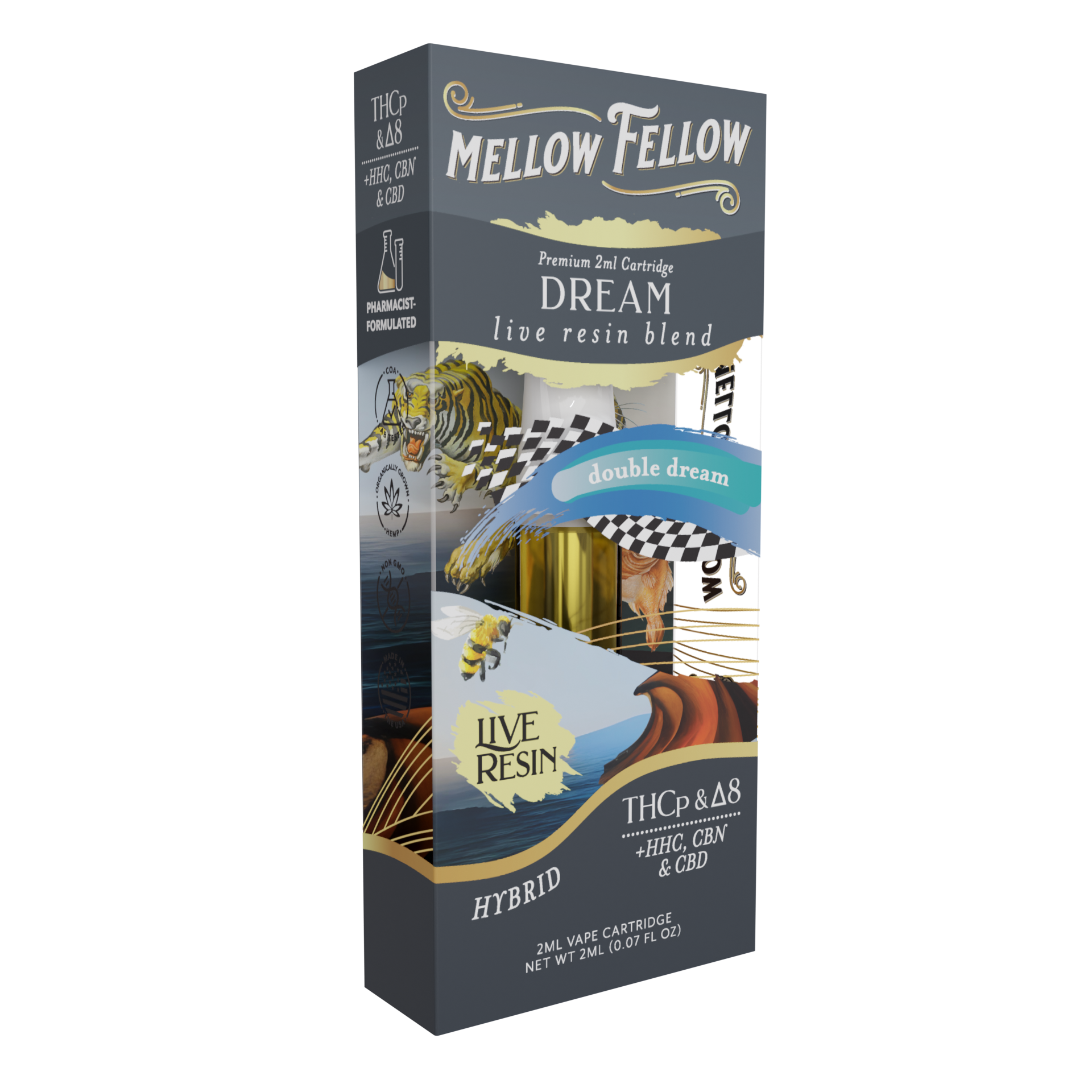 Live Resin Dream Blend (Double Dream) 2ML Cartridge 6ct.