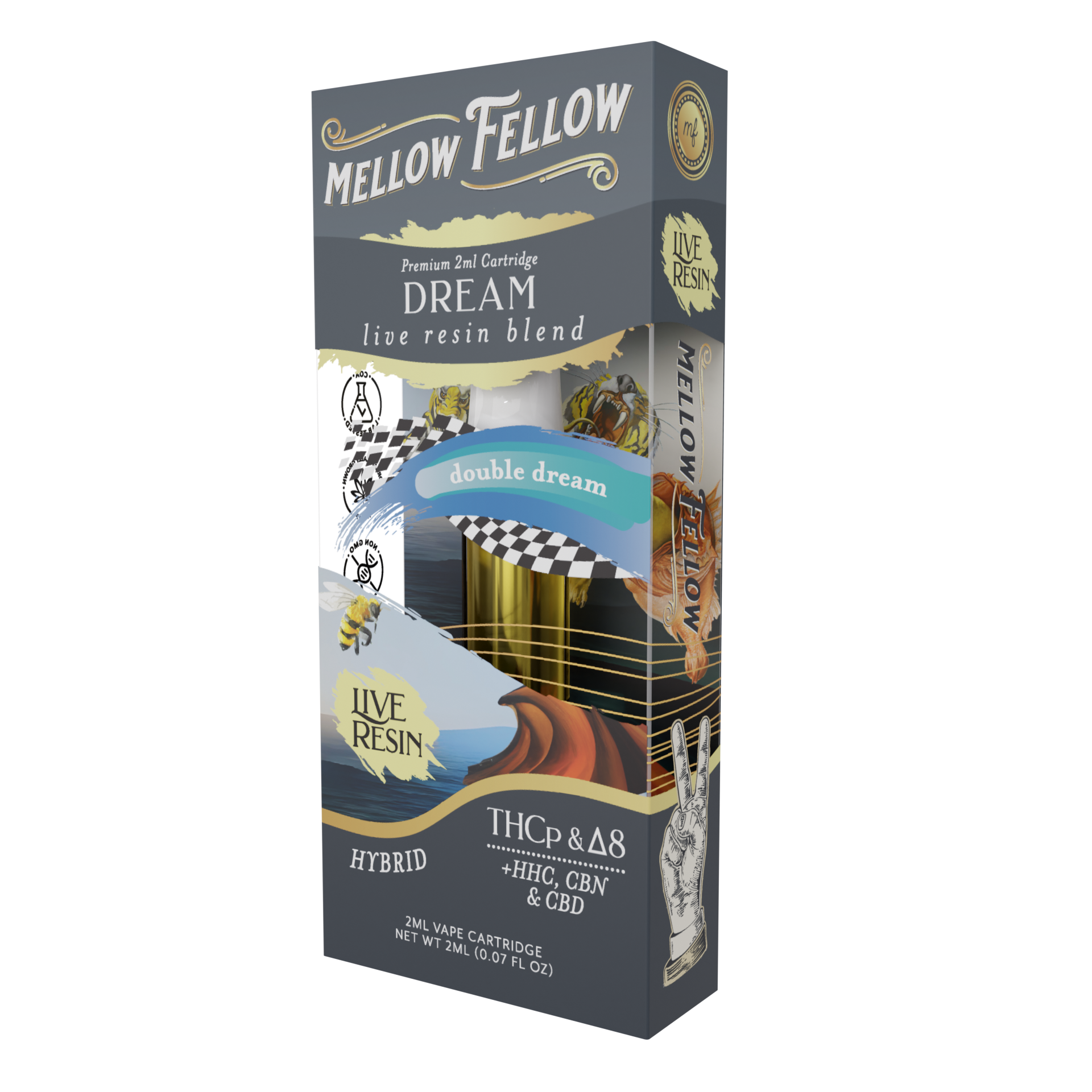 Live Resin Dream Blend (Double Dream) 2ML Cartridge 6ct.