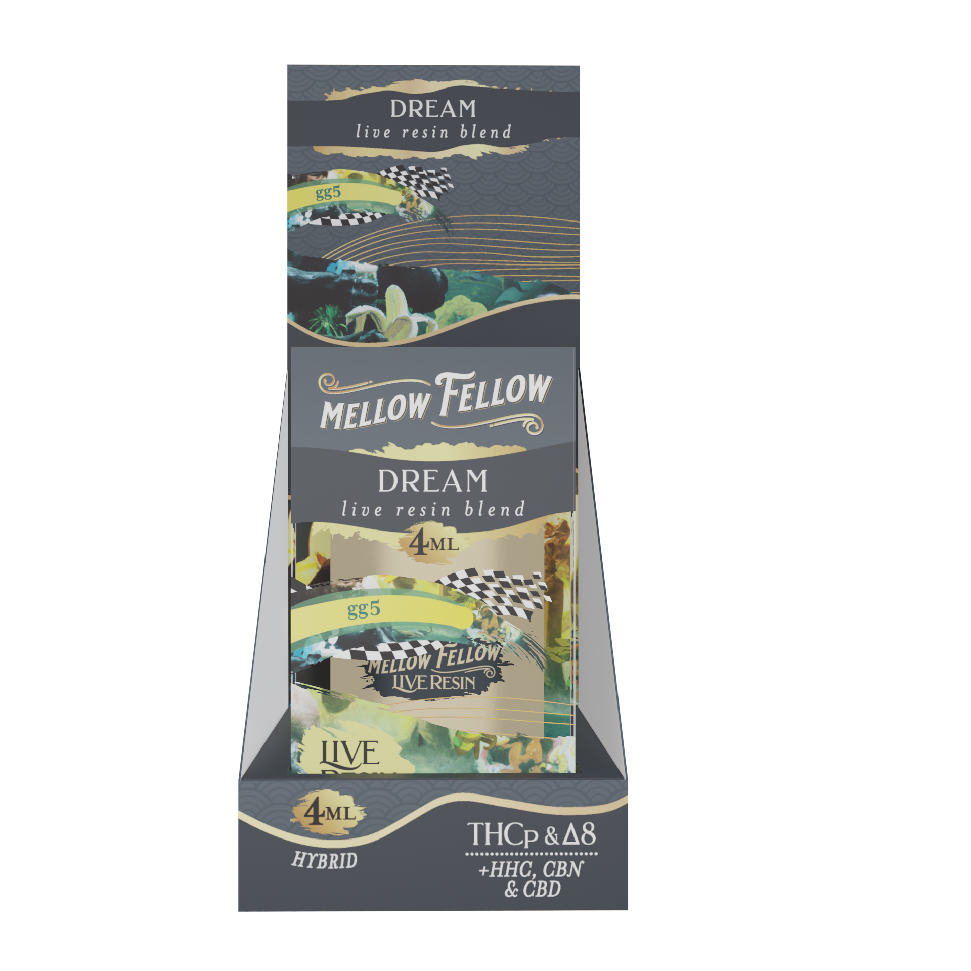Live Resin Dream Blend 4ML Disposable Vape 6ct.