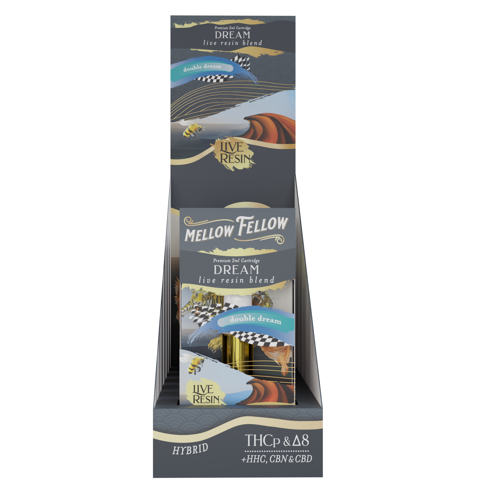 Live Resin Dream Blend (Double Dream) 2ML Cartridge 6ct.