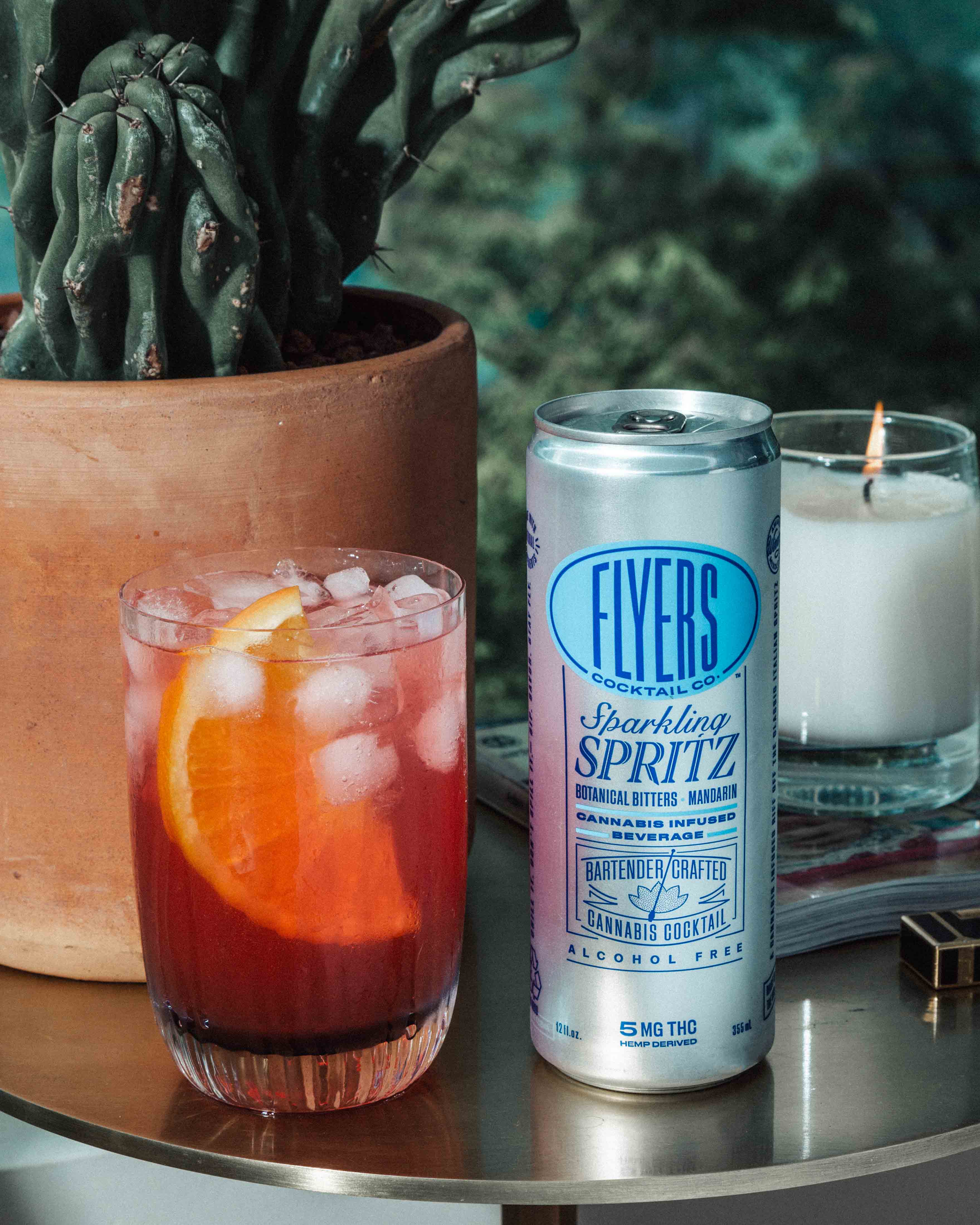 Flyers Craft Cocktails - 12oz 5mg Delta-9 THC - Sydney Spritz - 24ct Case