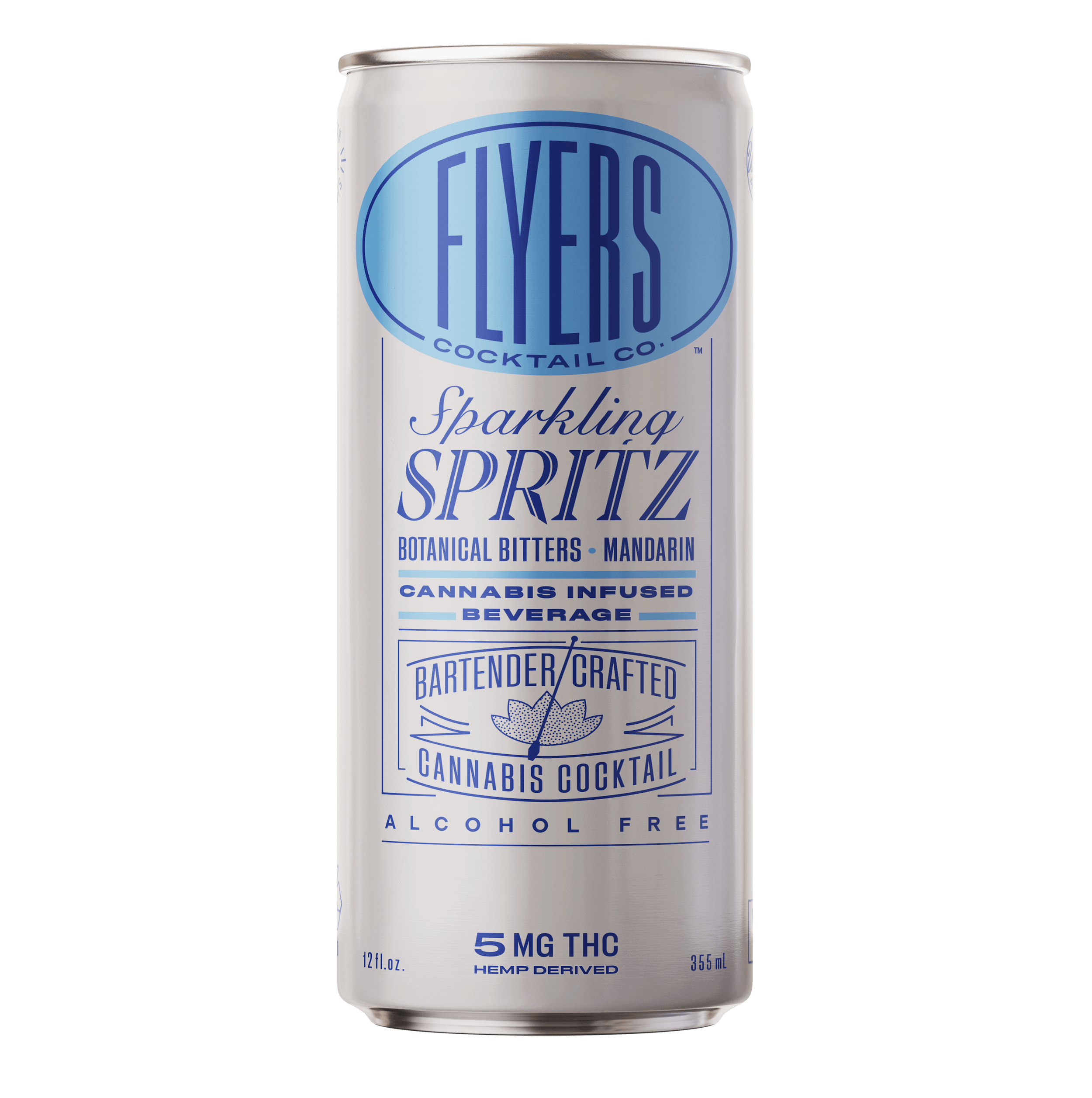 Flyers Craft Cocktails - 12oz 5mg Delta-9 THC - Sydney Spritz - 24ct Case