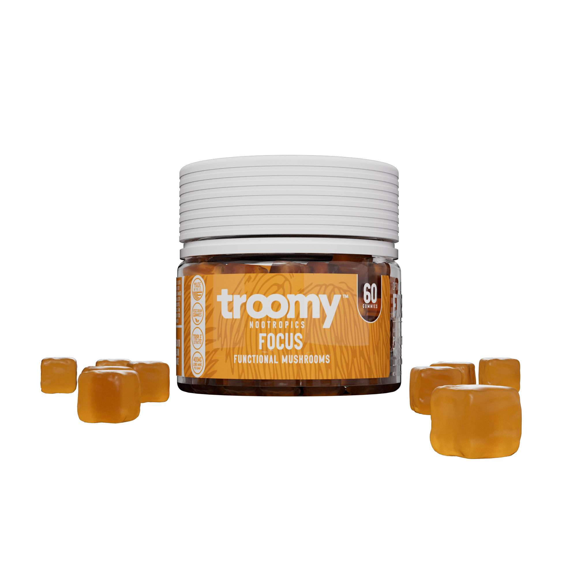 Troomy - 60ct. Nootropic Gummies Jar