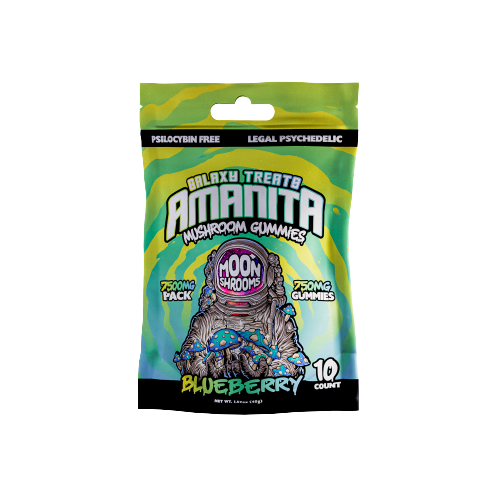 Galaxy Treats - 7,500mg 10ct. Bag Moon Shrooms (Amanita Muscaria) Gummies