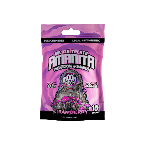 Galaxy Treats - 7,500mg 10ct. Bag Moon Shrooms (Amanita Muscaria) Gummies