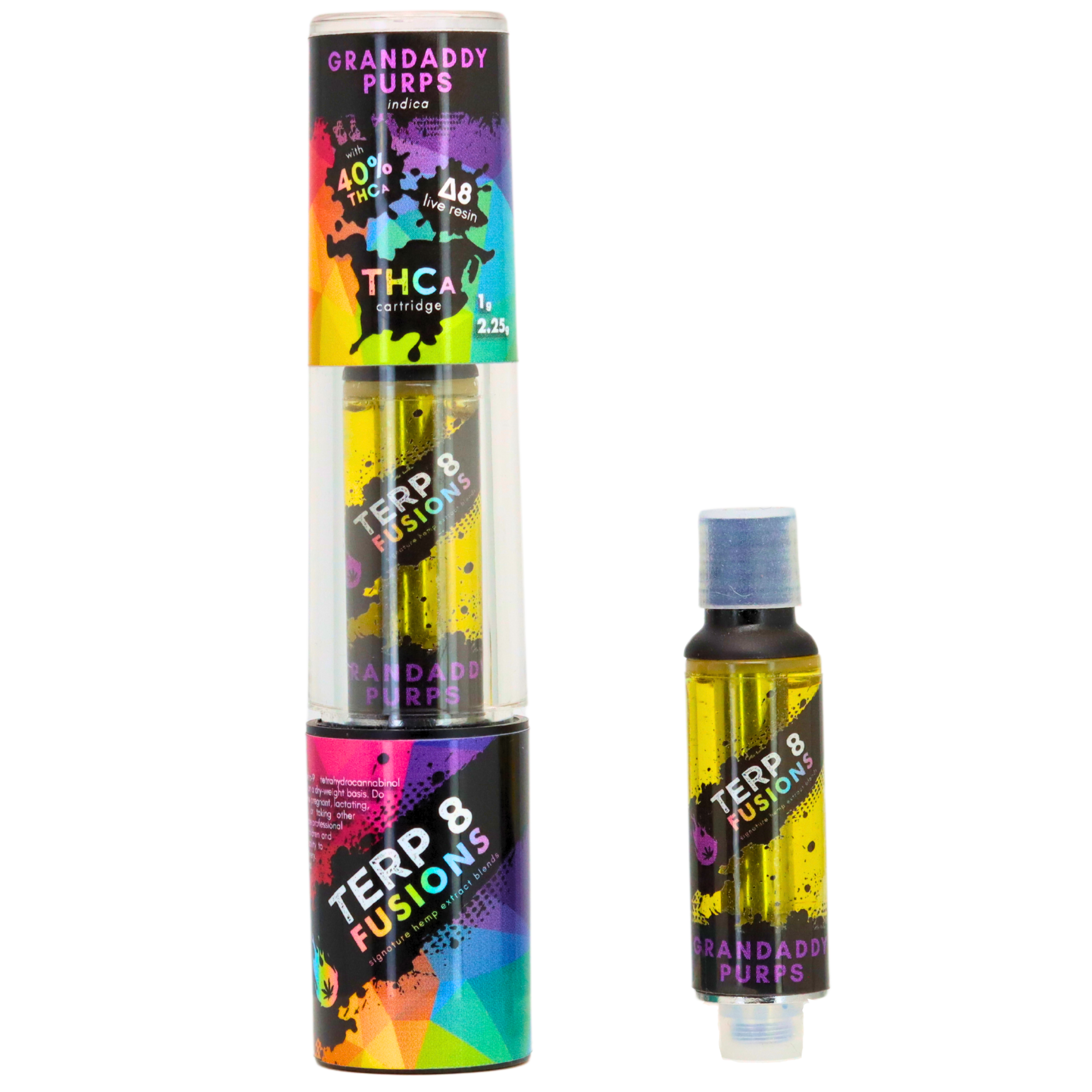 Terp 8 - 2.25g THCA + D8 Live Resin Cartridge (6ct.)