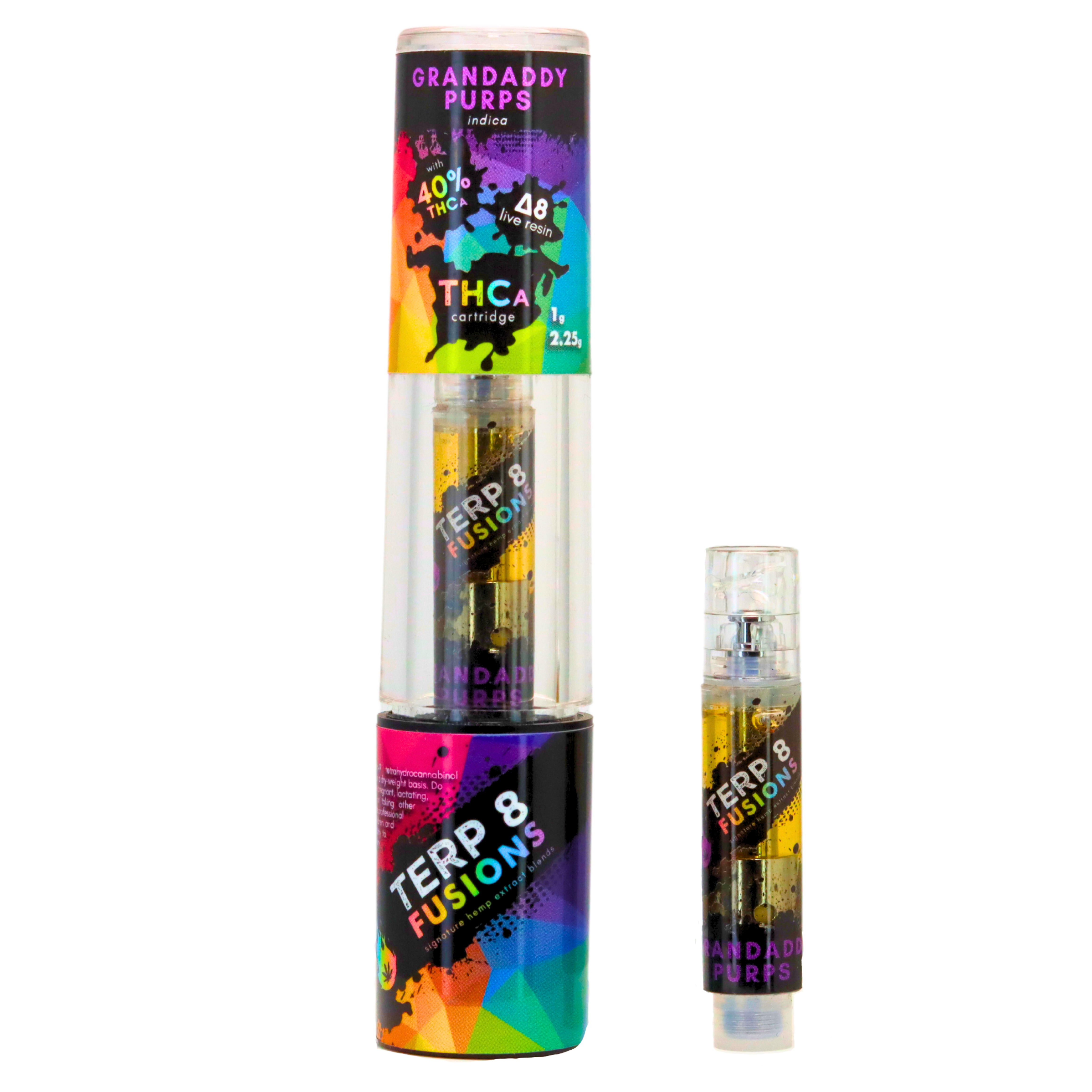 Terp 8 - 1g THCA + D8 Live Resin Cartridge (6ct.)