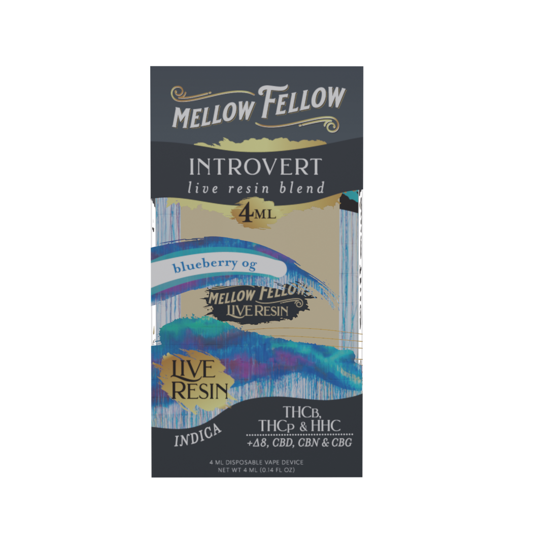 Live Resin Introvert Blend 4ML Disposable Vape 6ct.