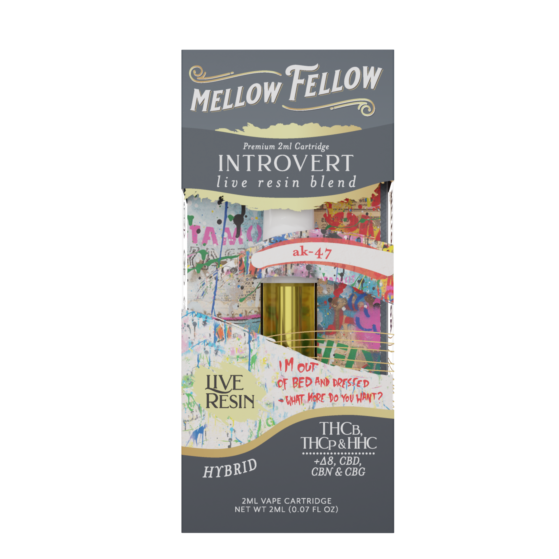 Live Resin Introvert Blend (AK47) 2ML Cartridge 6ct.