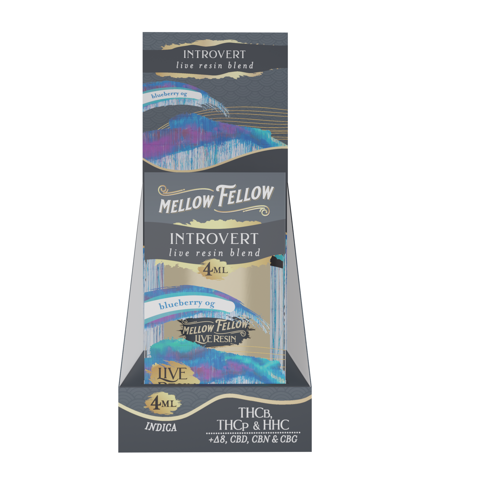 Live Resin Introvert Blend 4ML Disposable Vape 6ct.