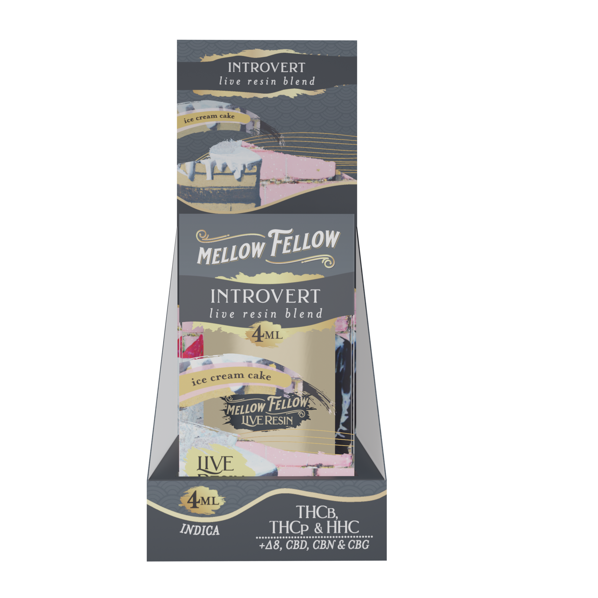 Live Resin Introvert Blend 4ML Disposable Vape 6ct.