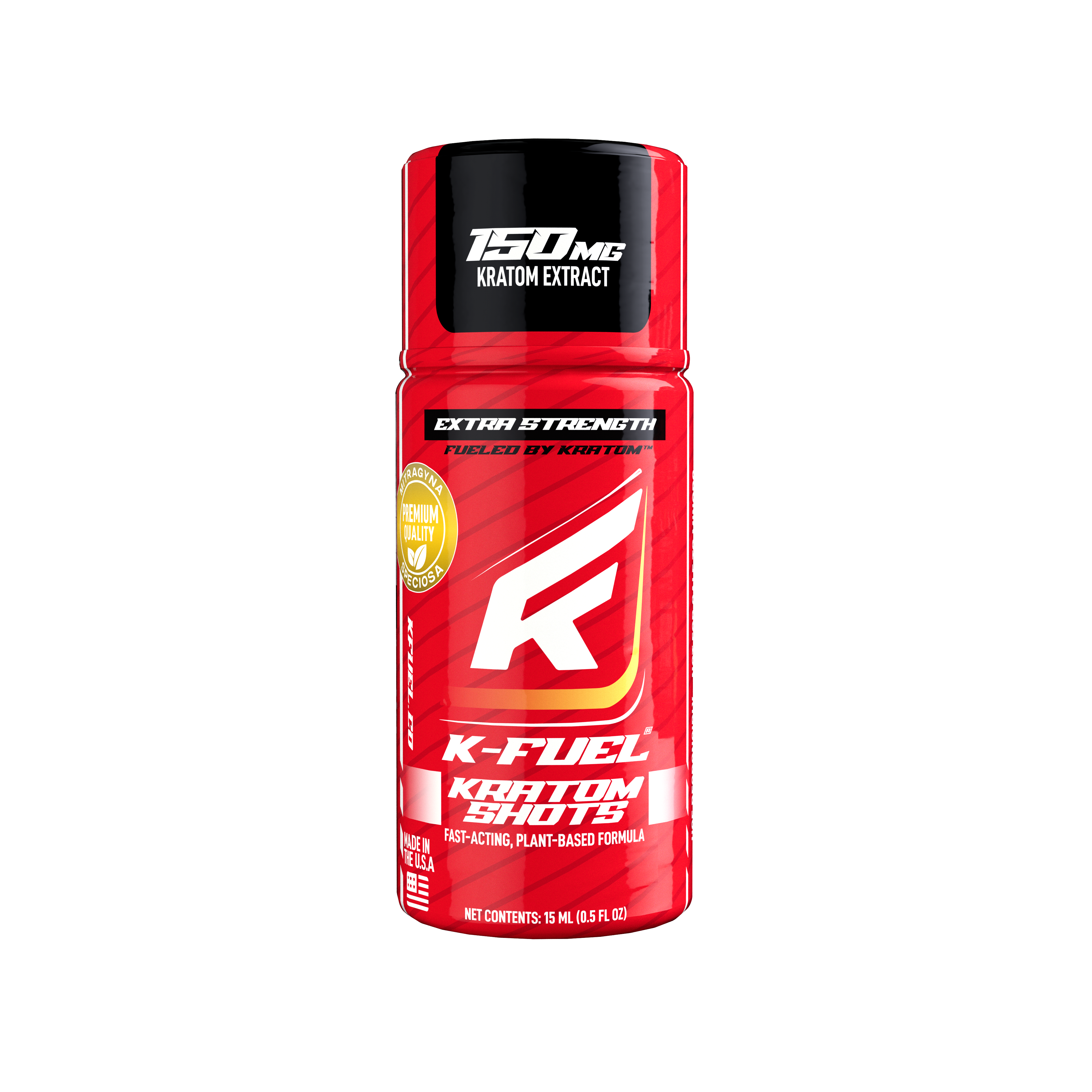 K-Fuel Shots - 150mg Kratom Extract 15ml - 12ct. Box