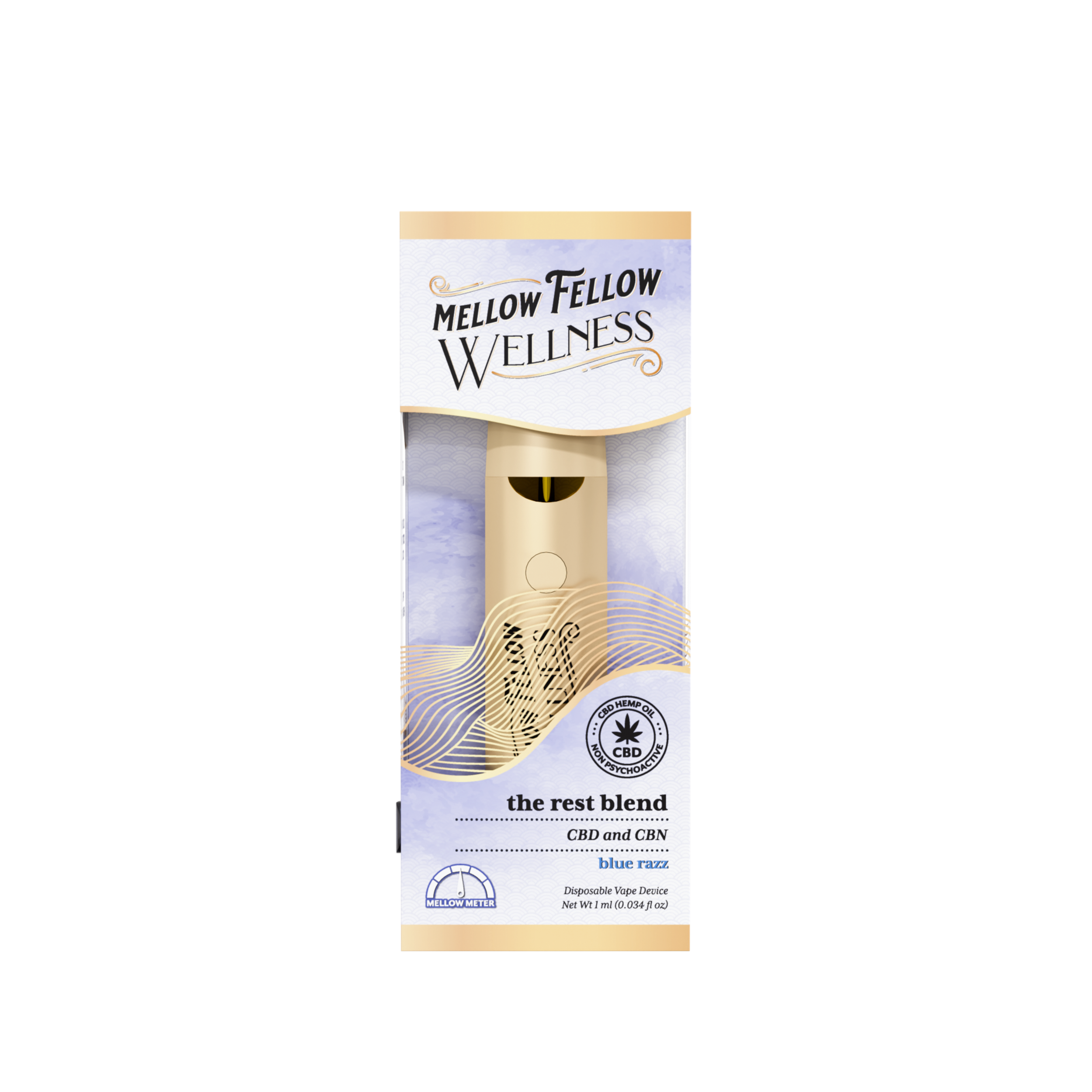 Mellow Fellow - 1g Wellness Blend Series Disposables (6ct Box)