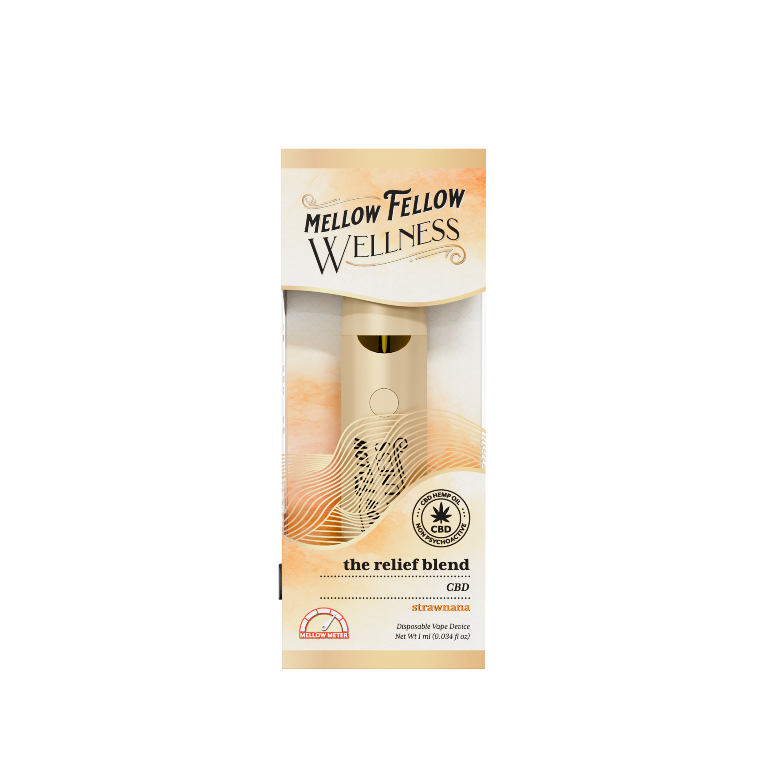 Mellow Fellow - 1g Wellness Blend Series Disposables (6ct Box)