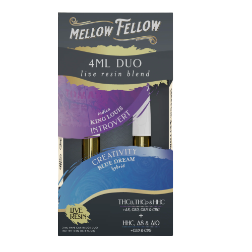 Live Resin Introvert & Creativity Blend 4ML Cartridge Duo 6ct.