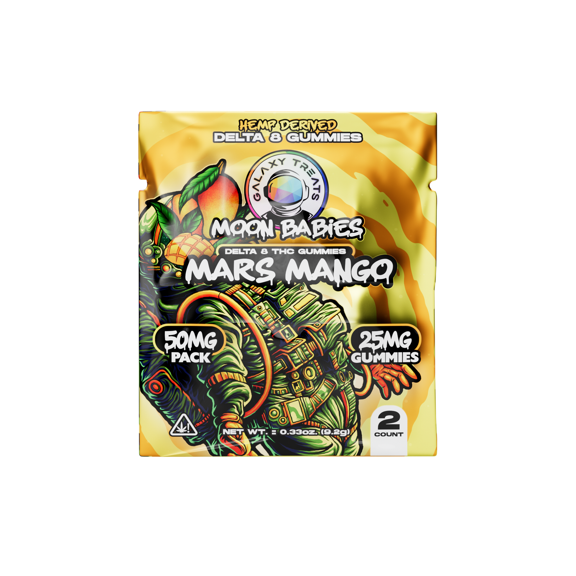 Galaxy Treats - Delta-8 Moon Babies Gravity Feeder- 2,500mg (50ct.)
