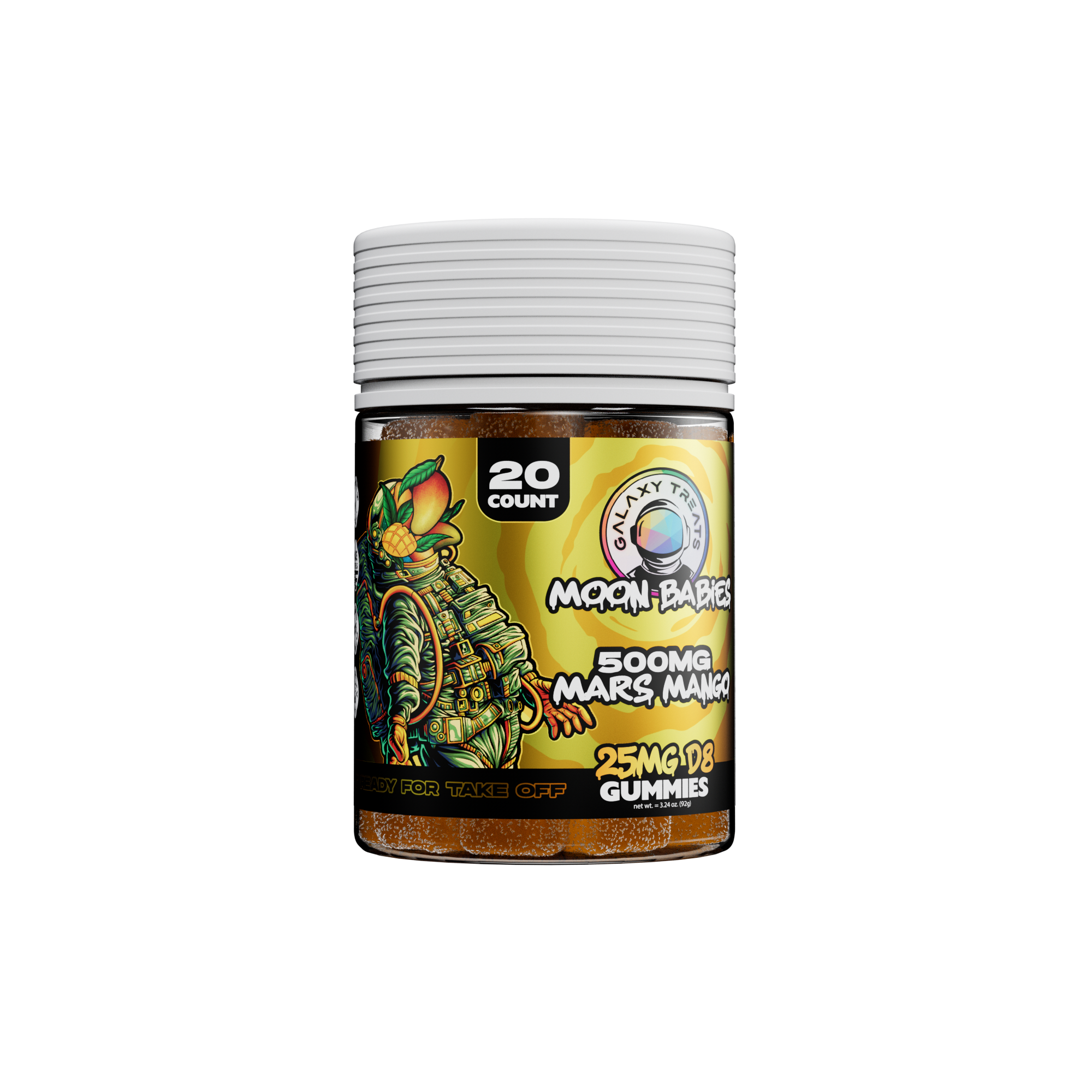 Galaxy Treats - 20ct. Delta-8 Moon Babies Jar - 500mg (10ct.)
