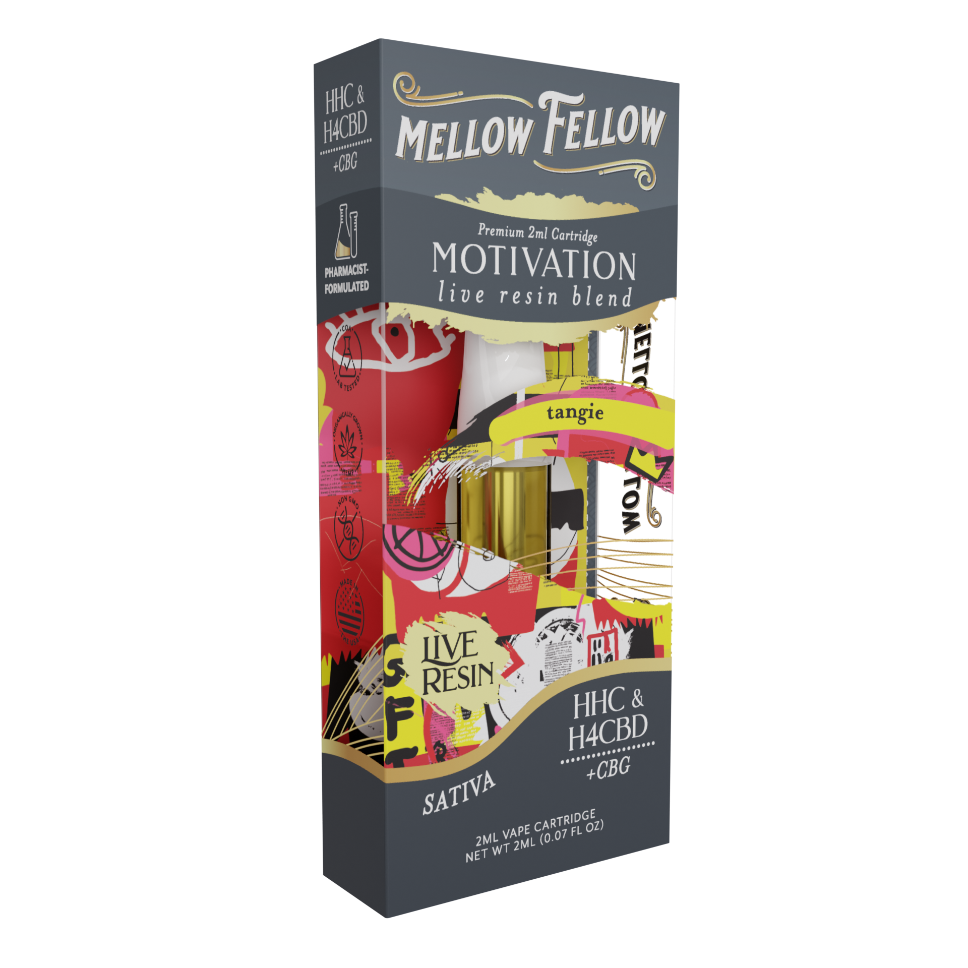 Live Resin Motivation Blend (Tangie) 2ML Cartridge 6ct.