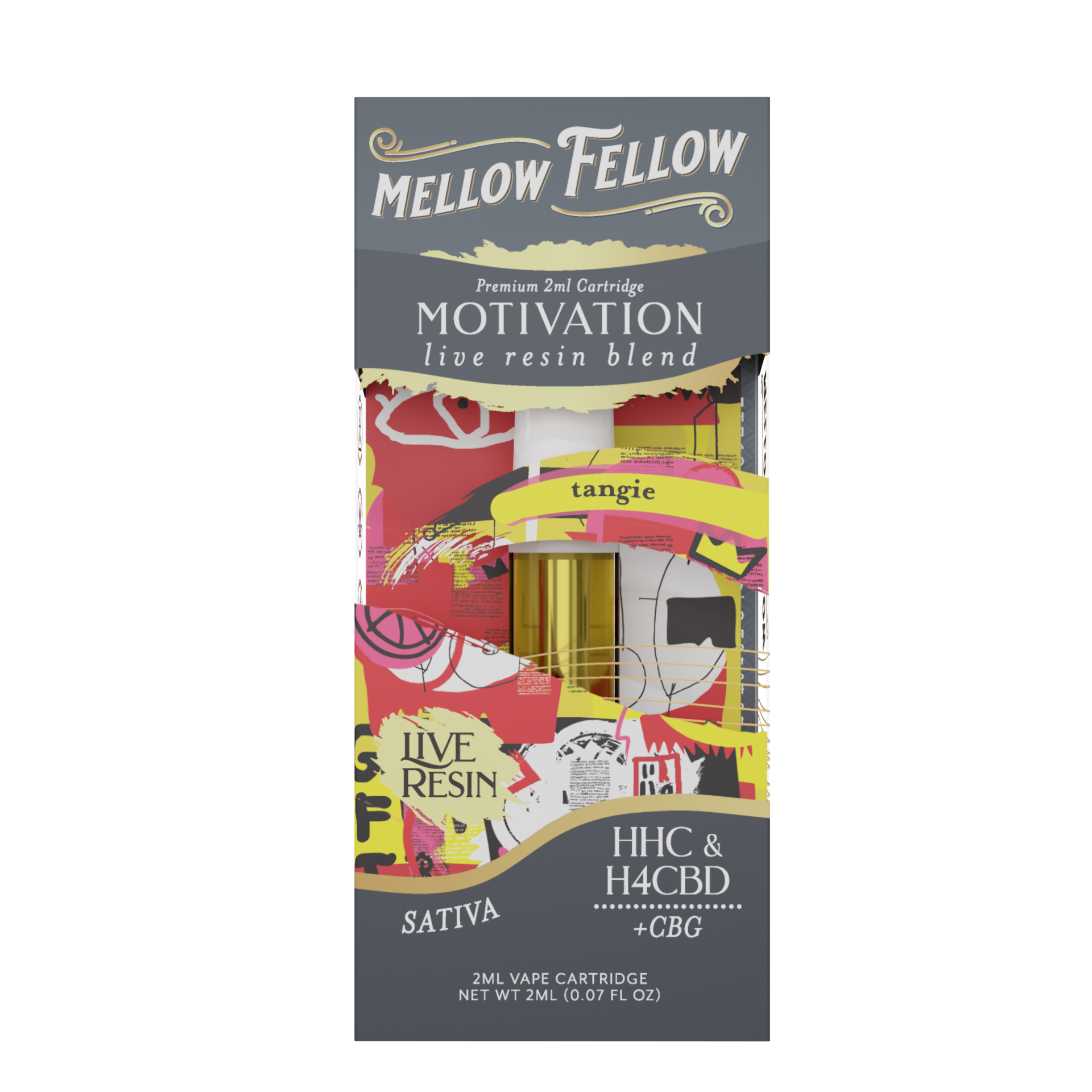 Live Resin Motivation Blend (Tangie) 2ML Cartridge 6ct.
