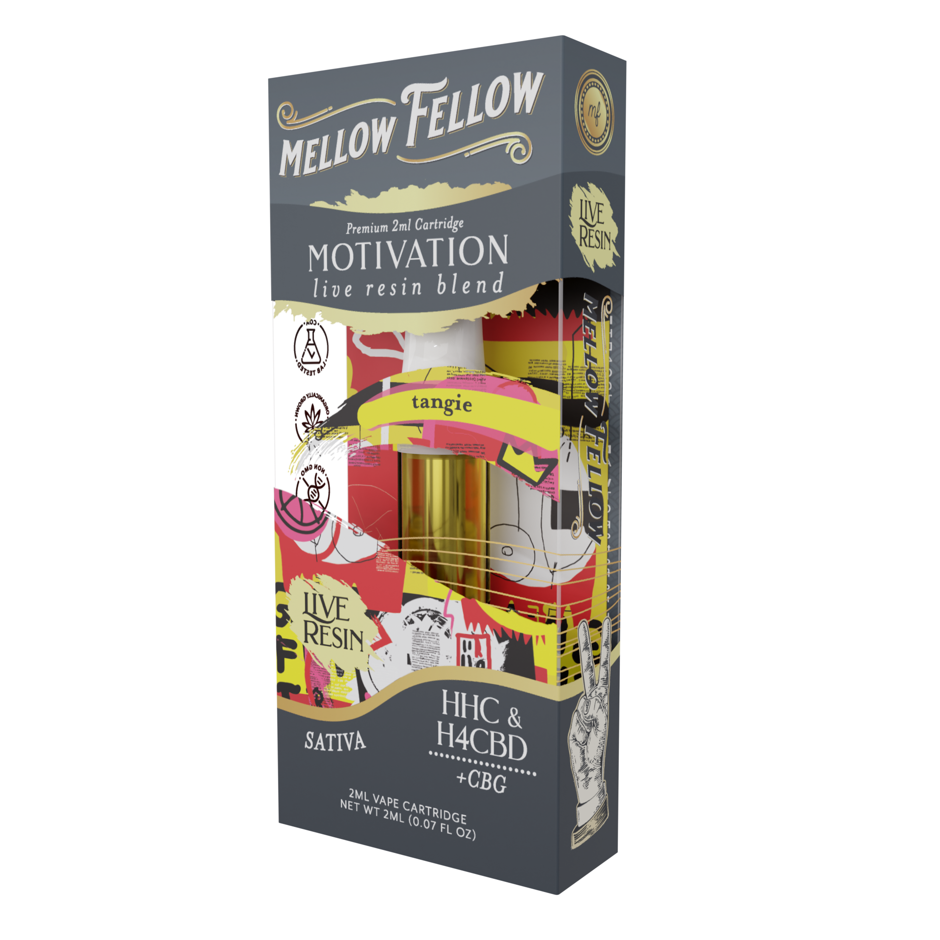 Live Resin Motivation Blend (Tangie) 2ML Cartridge 6ct.