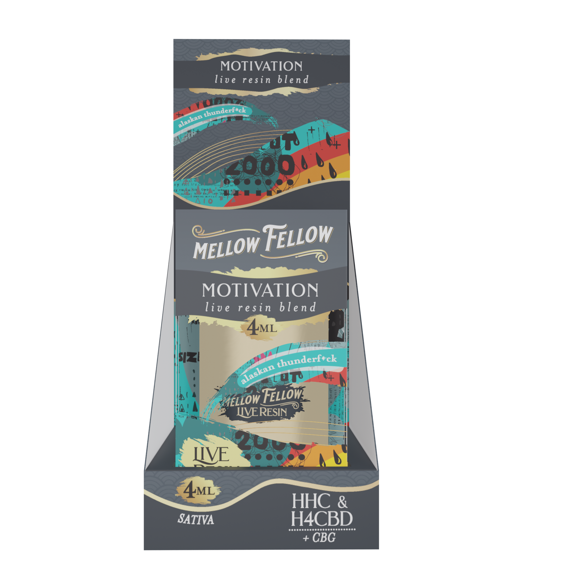 Live Resin Motivation Blend 4ML Disposable Vape 6ct.
